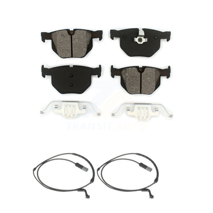 Semi-Metallic Disc Brake Pads And Wear Sensors Rear Kit For BMW X5 X6