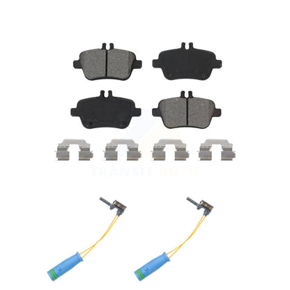 Semi-Metallic Brake Pad And Wear Sensor Rear Kit For Mercedes-Benz CLA250 GLA250