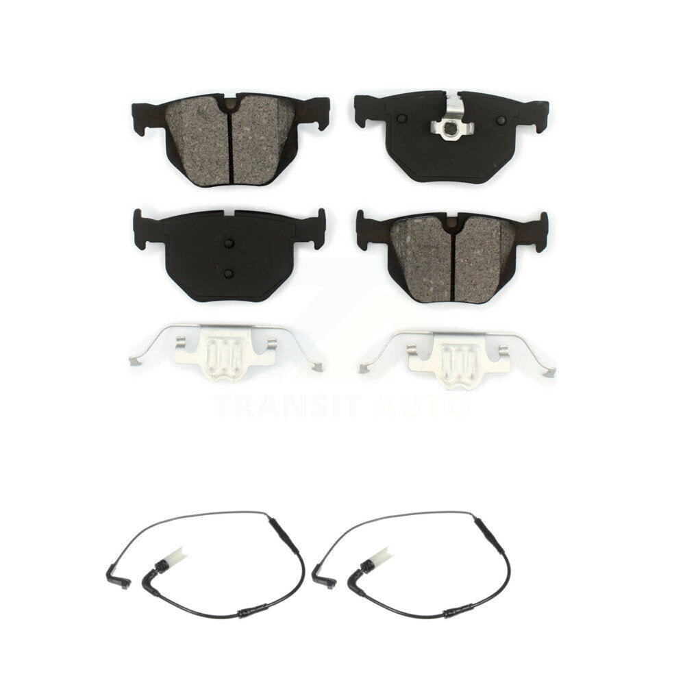 Semi-Metallic Brake Pad Wear Sensor Rear Kit For BMW 530i 530xi 528i xDrive 525i
