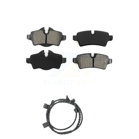 Semi-Metallic Disc Brake Pads And Wear Sensors Rear Kit For Mini Cooper