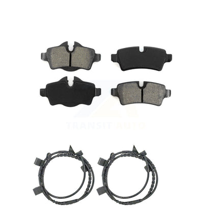 Semi-Metallic Disc Brake Pads And Wear Sensors Rear Kit For Mini Cooper