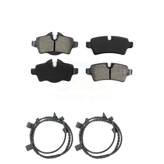 Semi-Metallic Disc Brake Pads And Wear Sensors Rear Kit For Mini Cooper