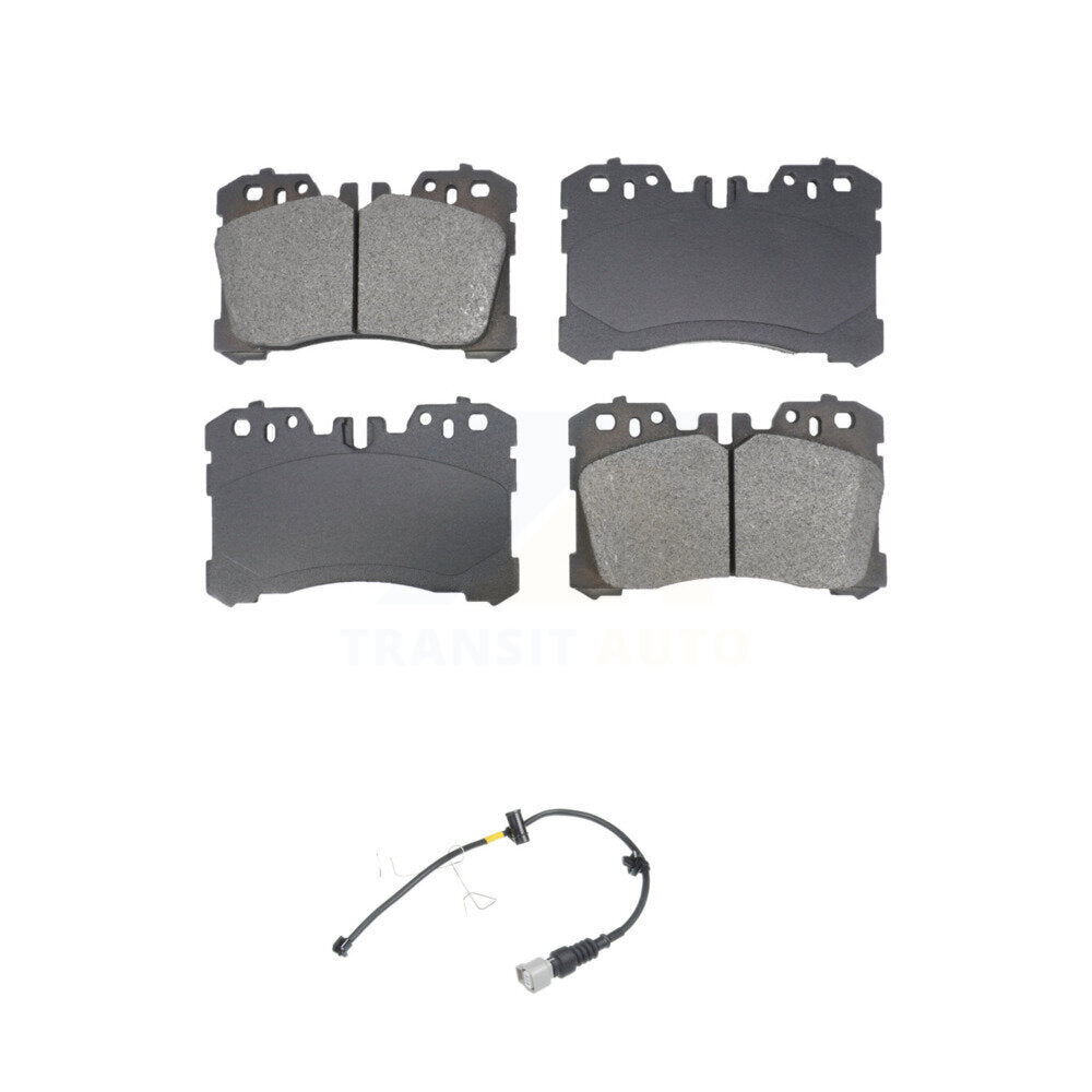 Semi-Metallic Disc Brake Pads And Wear Sensors Front Kit For Lexus LS500 LS500h