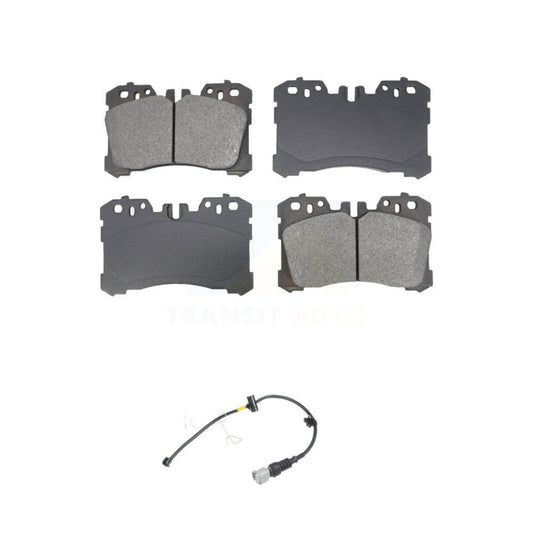 Semi-Metallic Disc Brake Pads And Wear Sensors Front Kit For Lexus LS500 LS500h