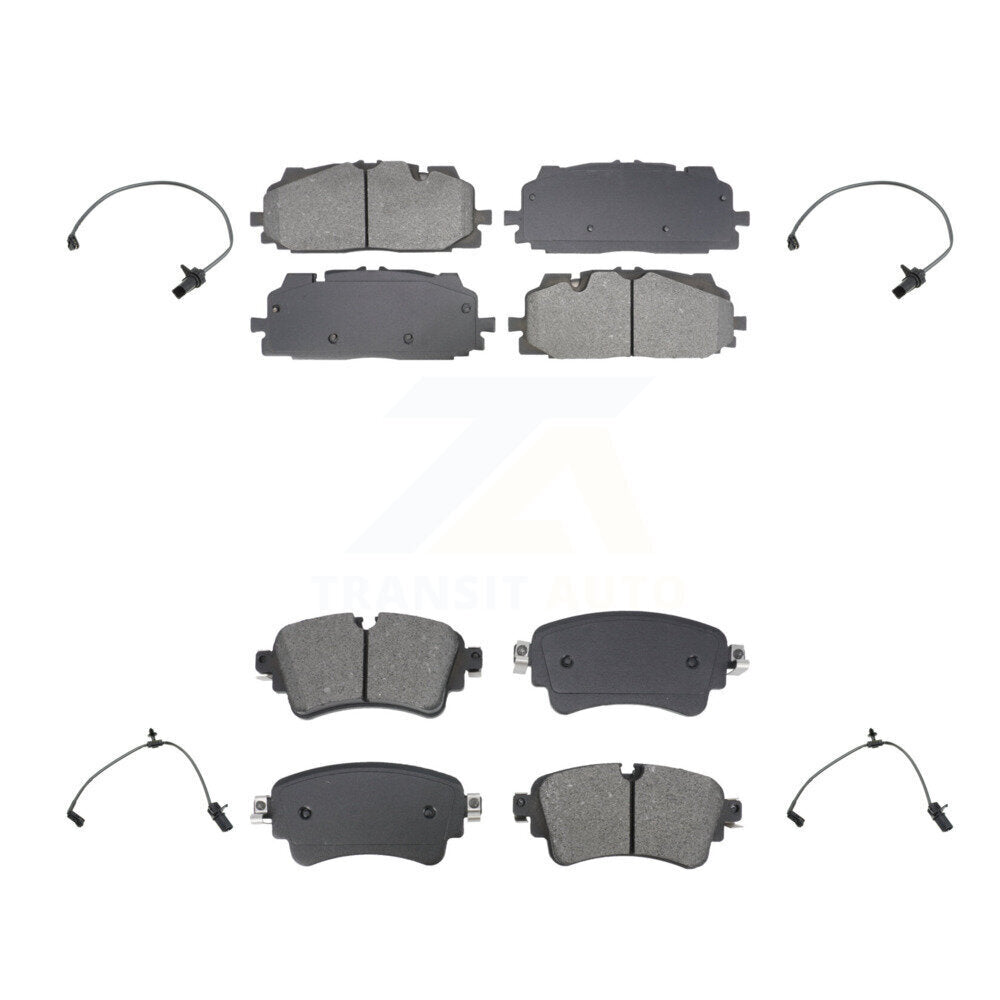 Semi-Metallic Disc Brake Pad Wear Sensor Front Rear Kit For Audi S5 Sportback S4