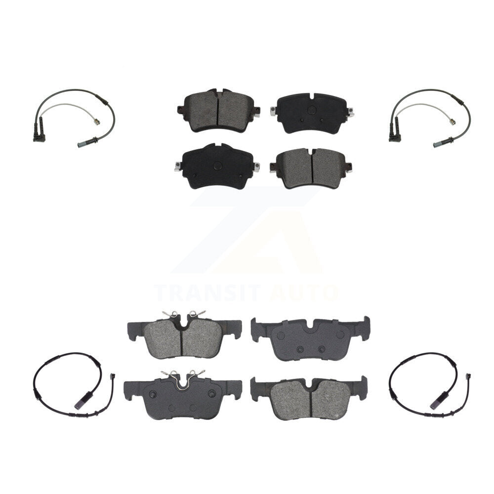 Semi-Metallic Disc Brake Pads Wear Sensor Front Rear Kit For Mini Cooper Clubman