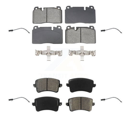 Semi-Metallic Disc Brake Pads Wear Sensor Front Rear Kit For Audi Q5 To 5 3 2015