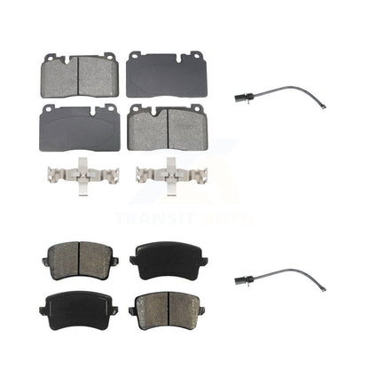 Semi-Metallic Disc Brake Pads Wear Sensor Front Rear Kit For Audi Q5 To 5 3 2015