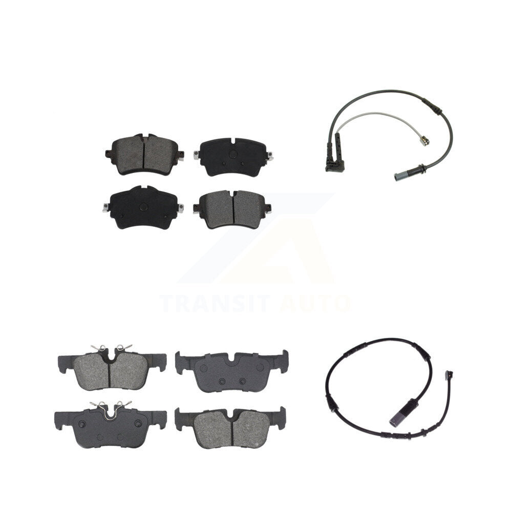 Semi-Metallic Disc Brake Pads Wear Sensor Front Rear Kit For Mini Cooper Clubman