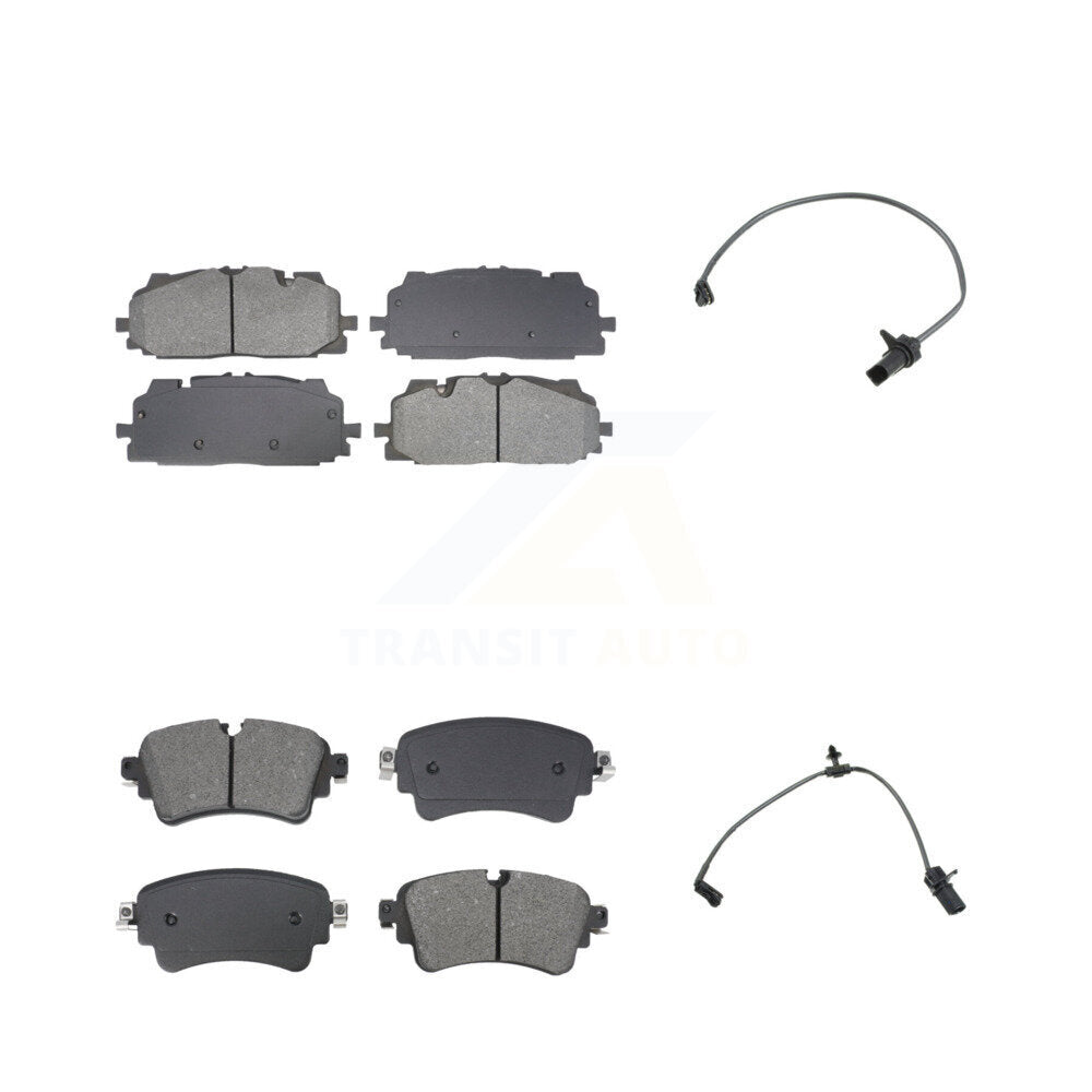 Semi-Metallic Disc Brake Pad Wear Sensor Front Rear Kit For Audi S5 Sportback S4