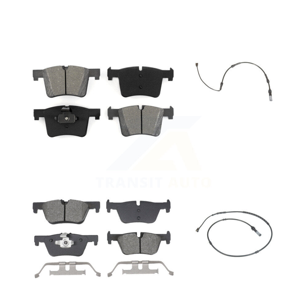 Semi-Metallic Brake Pad Wear Sensor Front Rear Kit For BMW 320i xDrive 328d 2.0L