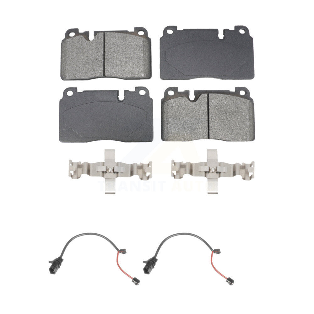 Semi-Metallic Disc Brake Pads And Wear Sensors Front Kit For Audi Q5