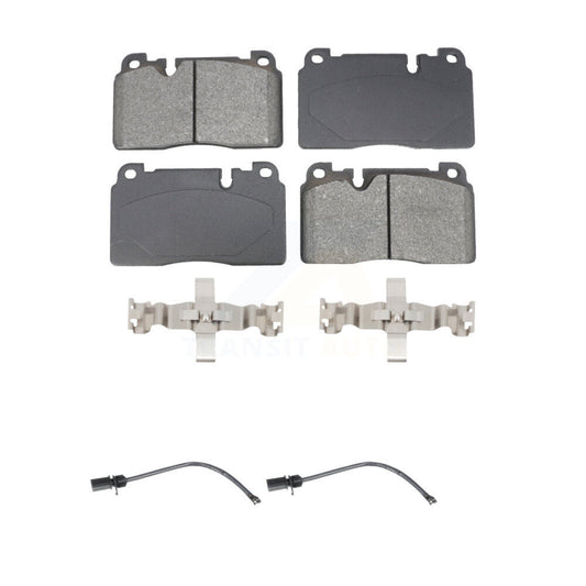 Semi-Metallic Disc Brake Pads And Wear Sensors Front Kit For Audi Q5