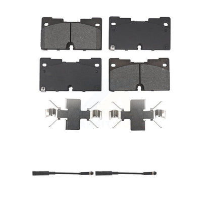 Semi-Metallic Brake Pad & Wear Sensor Front Kit For GMC Chevrolet Silverado 1500
