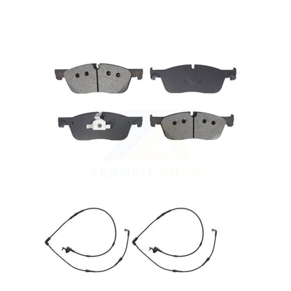 Semi-Metallic Brake Pad And Wear Sensor Front Kit For Land Rover Discovery Sport
