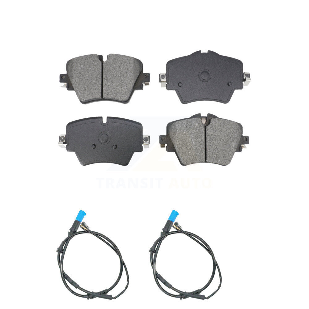 Semi-Metallic Disc Brake Pads And Wear Sensors Front Kit For BMW X3 X4