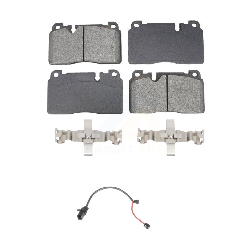 Semi-Metallic Disc Brake Pads And Wear Sensors Front Kit For Audi Q5