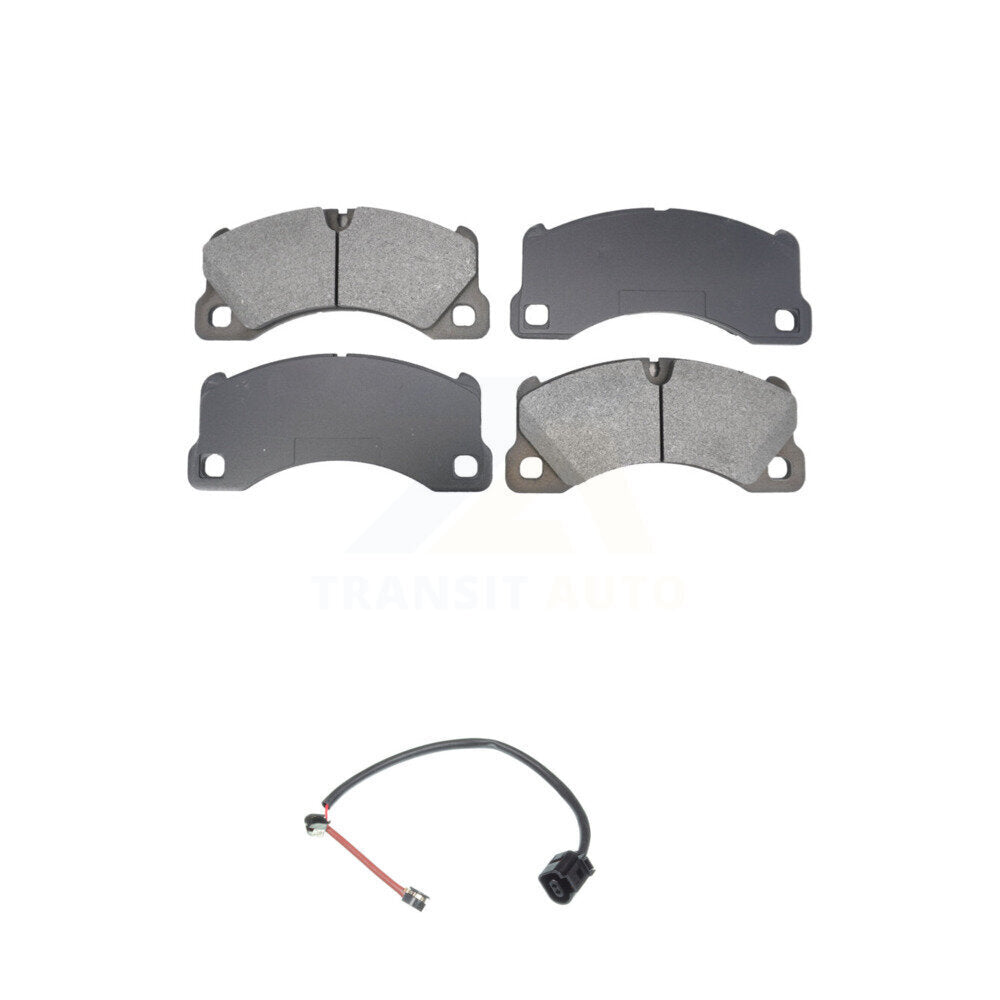 Semi-Metallic Disc Brake Pads Wear Sensor Front Kit For Porsche Cayenne Panamera