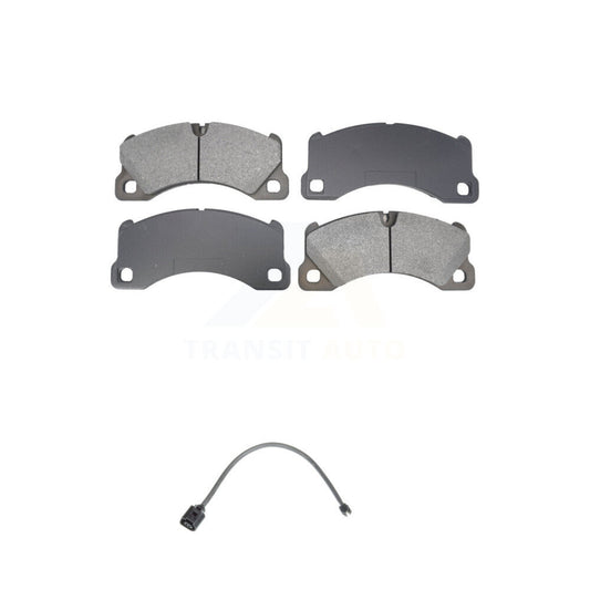 Semi-Metallic Disc Brake Pads And Wear Sensors Front Kit For Volkswagen Touareg