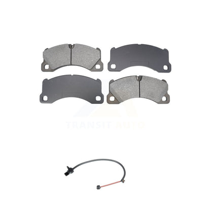 Semi-Metallic Disc Brake Pads And Wear Sensors Front Kit For Porsche Macan