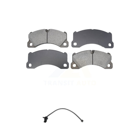 Semi-Metallic Disc Brake Pads And Wear Sensors Front Kit For Porsche Macan