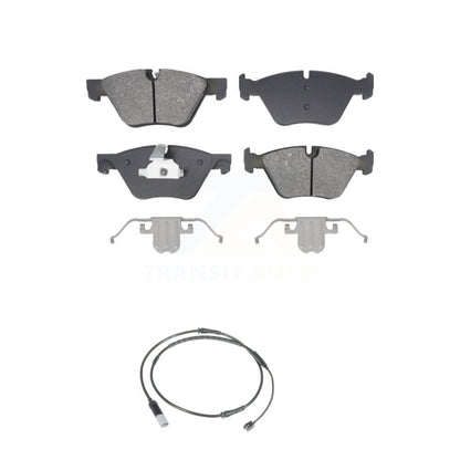 Semi-Metallic Disc Brake Pads And Wear Sensors Front Kit For BMW 528i