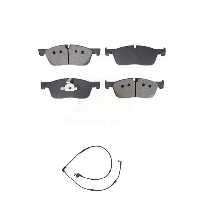 Semi-Metallic Brake Pad And Wear Sensor Front Kit For Land Rover Discovery Sport