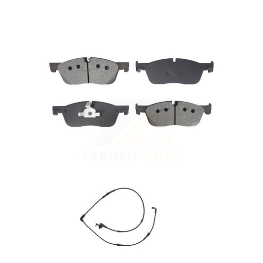 Semi-Metallic Brake Pad And Wear Sensor Front Kit For Land Rover Discovery Sport