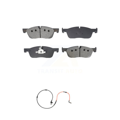 Semi-Metallic Disc Brake Pads And Wear Sensors Front Kit For Jaguar XE