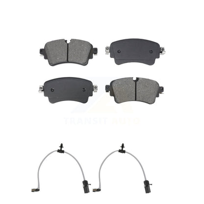Semi-Metallic Brake Pad Wear Sensor Rear Kit For Audi Q5 A6 Quattro A7 Sportback