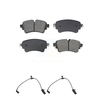 Semi-Metallic Brake Pad Wear Sensor Rear Kit For Audi A4 Quattro A5 Sportback S5