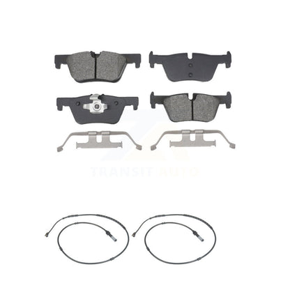 Semi-Metallic Brake Pads Wear Sensor Rear Kit For BMW 328i xDrive 330i 320i 428i