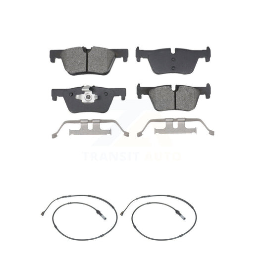 Semi-Metallic Brake Pads Wear Sensor Rear Kit For BMW 328i xDrive 330i 320i 428i