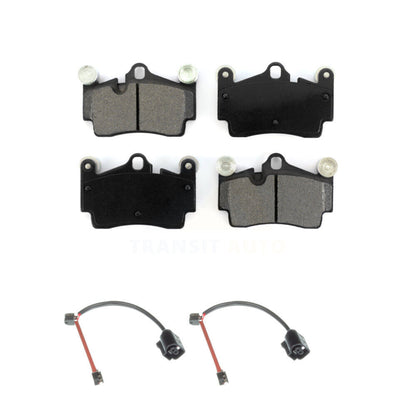 Semi-Metallic Brake Pad Wear Sensor Rear Kit For Audi Q7 Porsche Cayenne Touareg