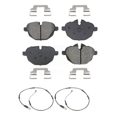 Semi-Metallic Brake Pad And Wear Sensor Rear Kit For BMW 535i xDrive 528i 535d 5