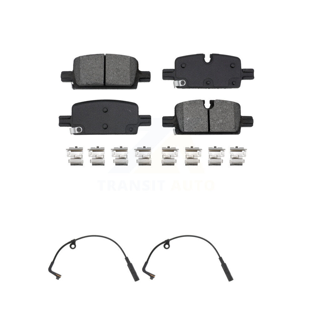 Semi-Metallic Brake Pad Wear Sensor Rear Kit For GMC Chevrolet Silverado 1500 XL