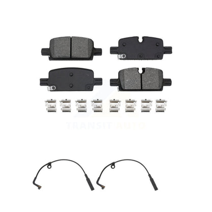 Semi-Metallic Brake Pad Wear Sensor Rear Kit For GMC Chevrolet Silverado 1500 XL