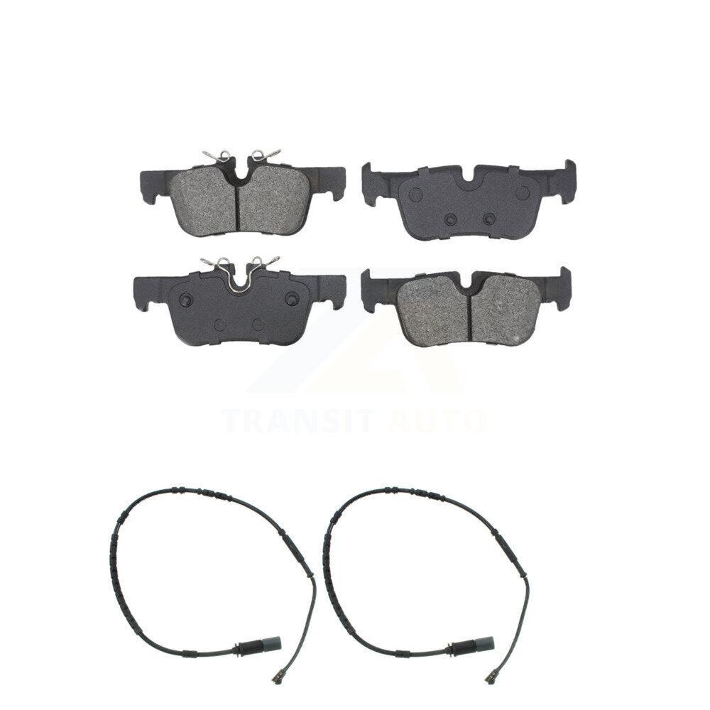 Semi-Metallic Disc Brake Pads And Wear Sensors Rear Kit For BMW i3 i3s