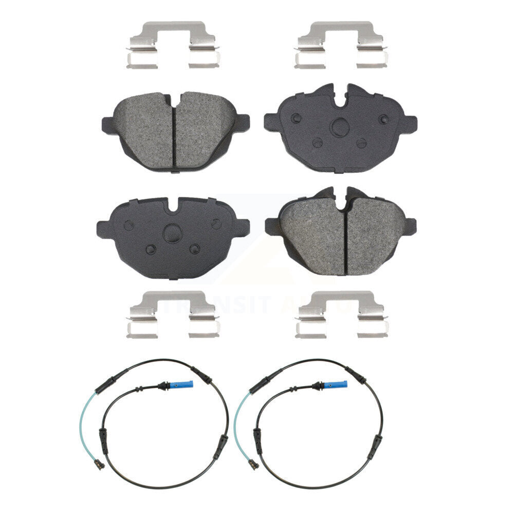 Semi-Metallic Disc Brake Pads Wear Sensor Rear Kit For BMW 530i xDrive 530e 540d