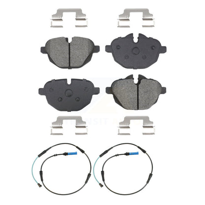 Semi-Metallic Disc Brake Pads Wear Sensor Rear Kit For BMW 530i xDrive 530e 540d
