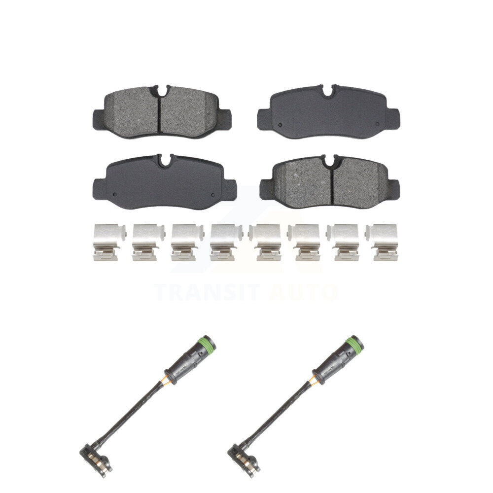 Semi-Metallic Disc Brake Pads Wear Sensor Rear Kit For Mercedes-Benz Metris 2.0L