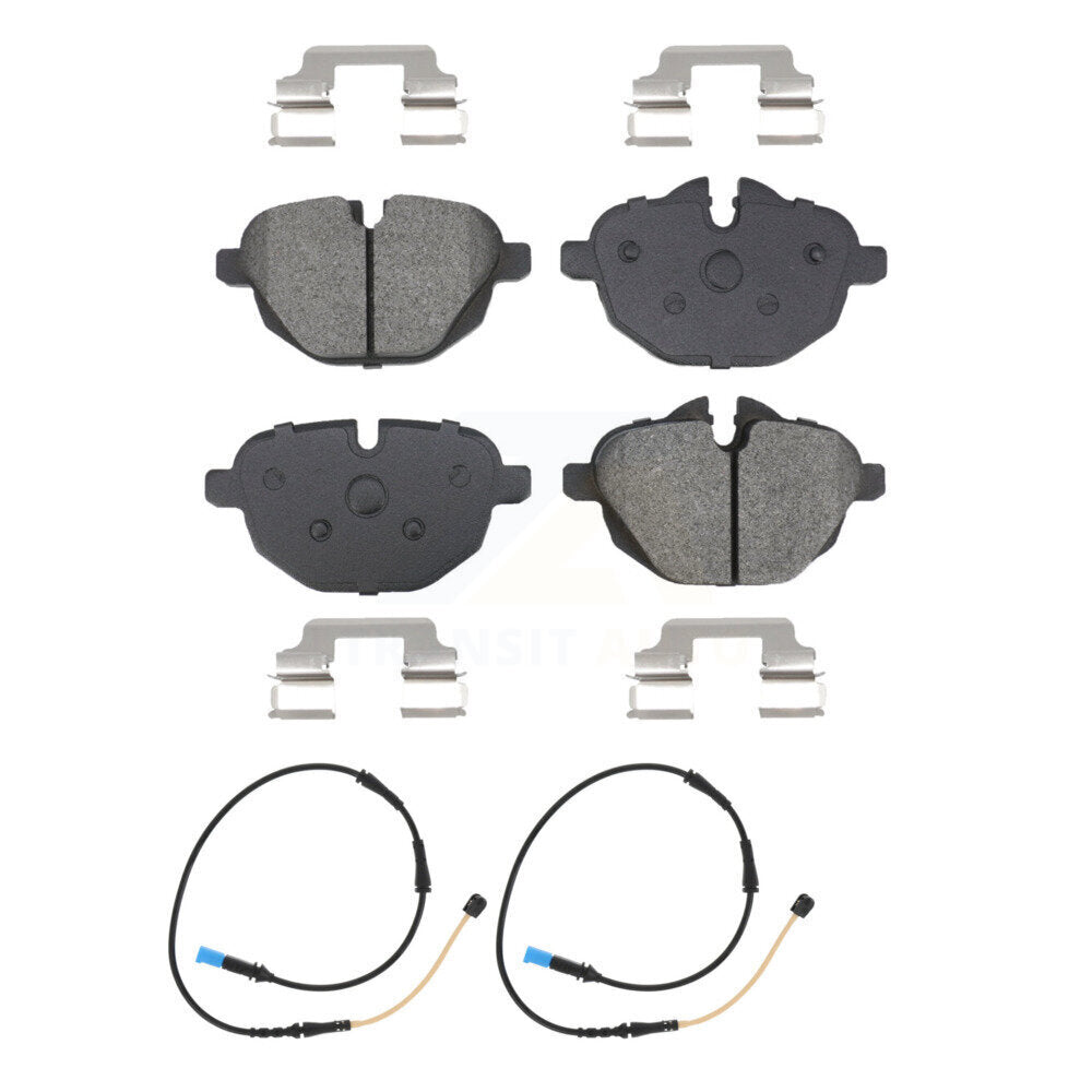 Semi-Metallic Disc Brake Pads And Wear Sensors Rear Kit For BMW X4