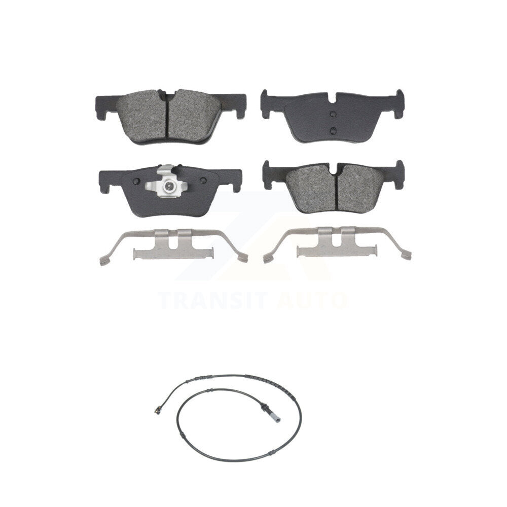 Semi-Metallic Brake Pads Wear Sensor Rear Kit For BMW 328i xDrive 330i 320i 428i