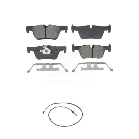 Semi-Metallic Brake Pads Wear Sensor Rear Kit For BMW 328i xDrive 330i 320i 428i