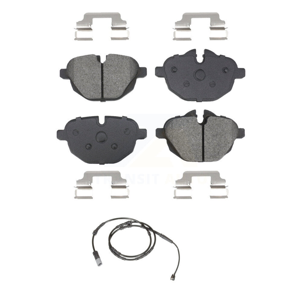 Semi-Metallic Disc Brake Pads And Wear Sensors Rear Kit For BMW X3 X4