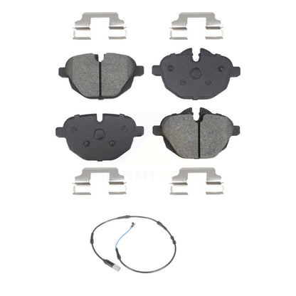 Semi-Metallic Brake Pad And Wear Sensor Rear Kit For BMW 535i xDrive 528i 535d 5