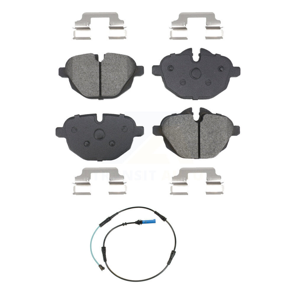 Semi-Metallic Disc Brake Pads Wear Sensor Rear Kit For BMW 530i xDrive 530e 540d