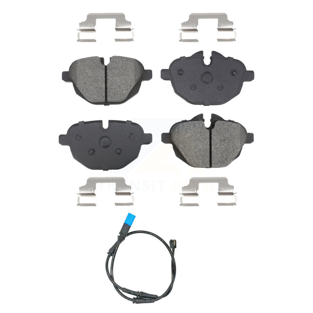 Semi-Metallic Disc Brake Pads And Wear Sensors Rear Kit For BMW X3