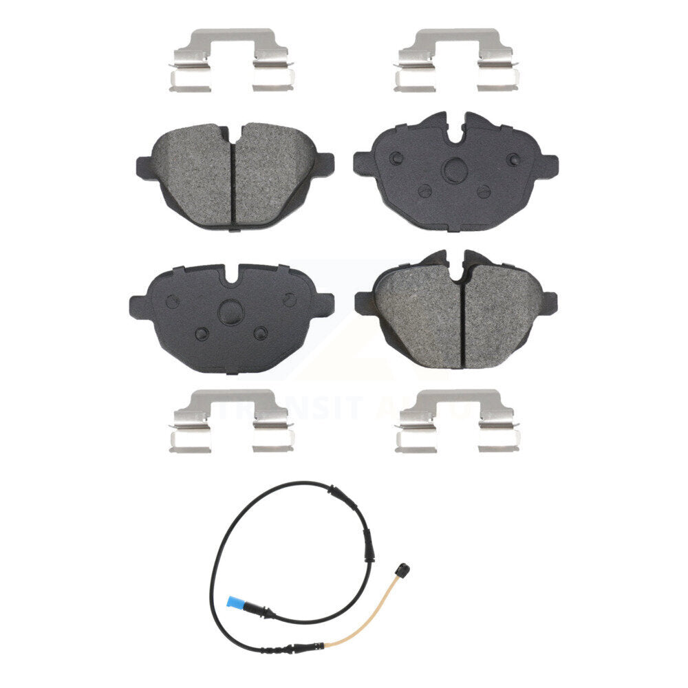 Semi-Metallic Disc Brake Pads And Wear Sensors Rear Kit For BMW X4