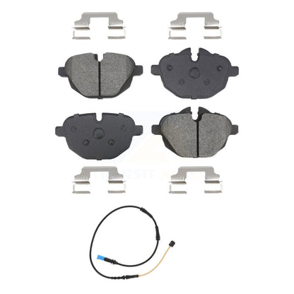 Semi-Metallic Disc Brake Pads And Wear Sensors Rear Kit For BMW X4
